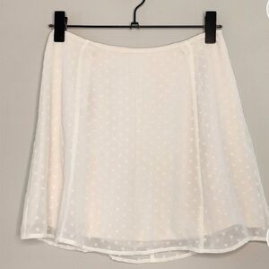 Sunday Best High Waist Elegant White Mini Skirt size 2